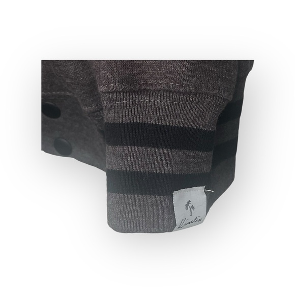 new Kinetix 𖤐 Lost Angeles Varsity Travel Jacket 𖤐 Vintage Black 𖤐 XL Kitson - Picture 8 of 16